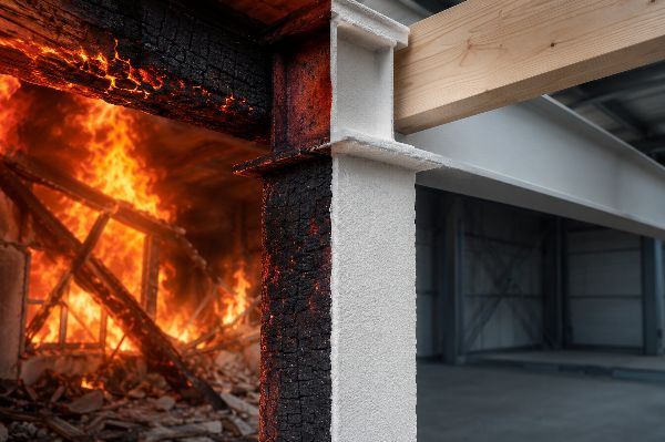 De brandwerende coating van RubCoat